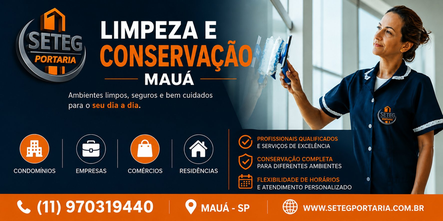 Terceirização de Portaria e limpeza em Maua